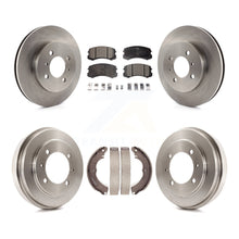 Charger l'image dans la galerie, Front Rear Disc Brake Rotors Ceramic Pads And Drum Kit For Mitsubishi Lancer ES