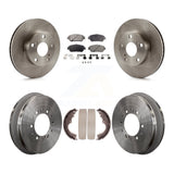 Kit de tambour de protection en céramique de Rotors de frein avant et arrière pour Toyota Tacoma avec 5 roues à écrous 