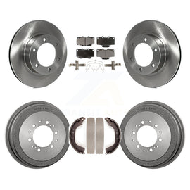 Rotors de frein à disque avant et arrière, tampons en céramique et Kit de tambour pour Toyota 4Runner 
