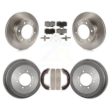Load image into Gallery viewer, Front Rear Disc Brake Rotors Ceramic Pads And Drum Kit For Toyota 4Runner Tacoma