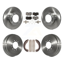 Load image into Gallery viewer, Front Rear Disc Brake Rotors Ceramic Pads And Drum Kit For Toyota Tacoma 4Runner
