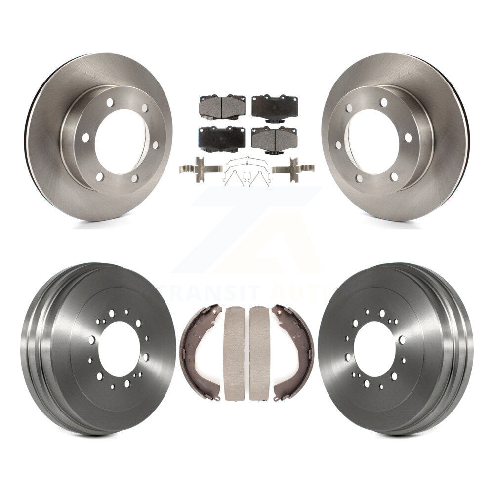 Rotors de frein à disque avant et arrière, plaquettes en céramique et Kit de batterie pour Toyota Tacoma 4Runner 