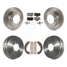 Rotors de frein à disque avant et arrière, plaquettes en céramique et Kit de batterie pour Toyota Tacoma 4Runner 