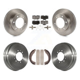 Rotors de frein à disque avant et arrière, plaquettes en céramique et Kit de batterie pour Toyota Tacoma 4Runner 