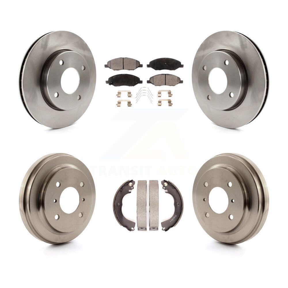 Kit de tambour de tampon en céramique de Rotor de frein à disque avant et arrière pour Nissan Versa 2009-2011 1,6l 