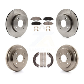 Kit de tambour de tampon en céramique de Rotor de frein à disque avant et arrière pour Nissan Versa 2009-2011 1,6l 