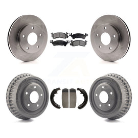 Rotors de frein à disque avant et arrière, plaquettes en céramique et Kit de batterie pour GMC Jimmy 