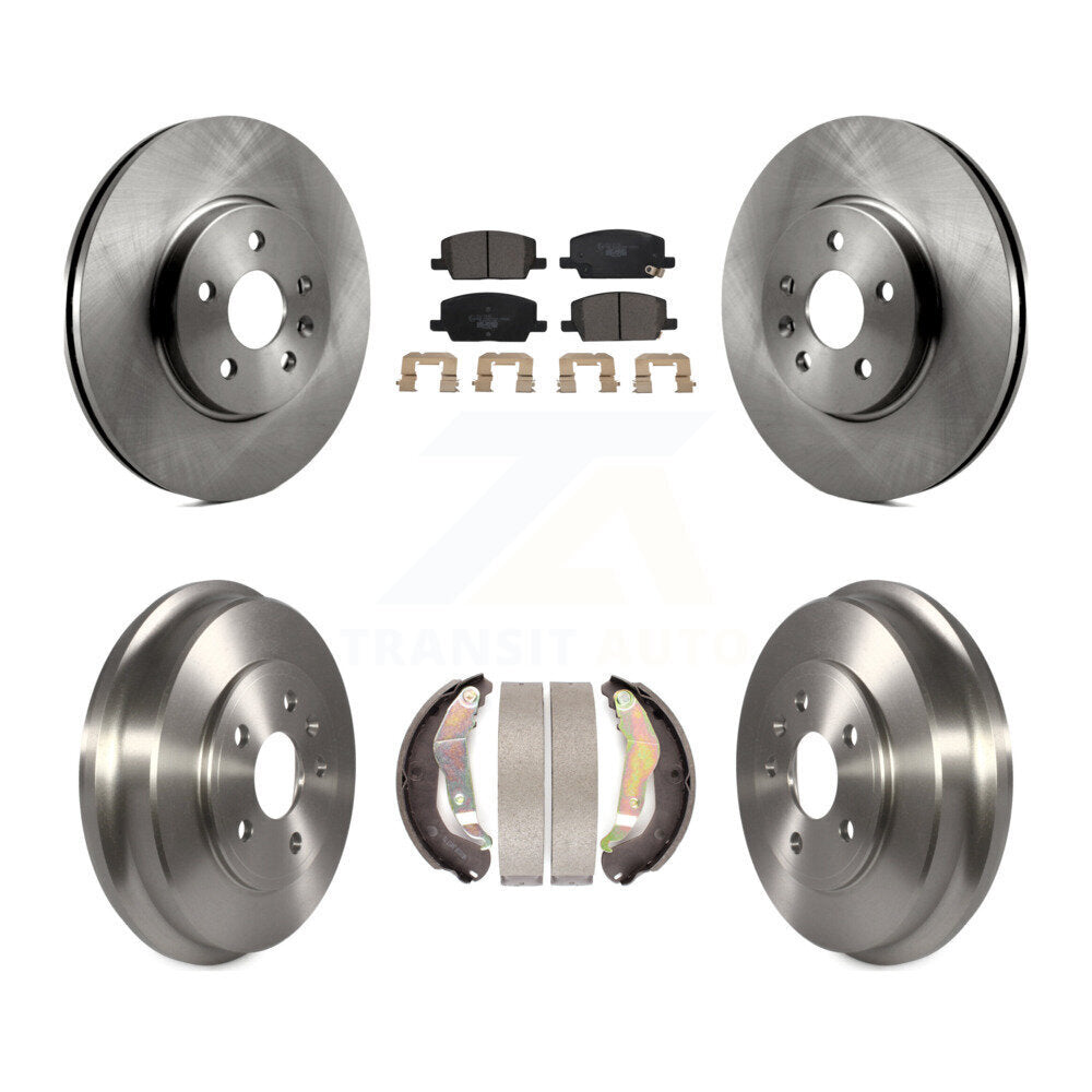 Rotors de frein à disque avant et arrière, plaquettes en céramique et Kit de batterie pour Chevrolet Trax 