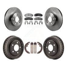 Charger l'image dans la galerie, Kit de plaquettes et de tambour en céramique, Rotor de frein à disque avant et arrière, pour Ford Ranger 4WD 2004 – 2009 