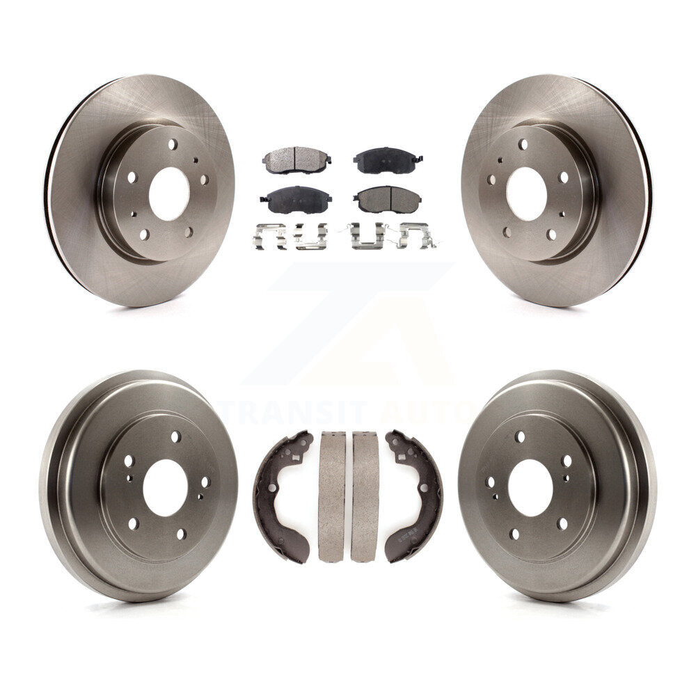 Front Rear Disc Brake Rotor Ceramic Pad Drum Kit For Suzuki SX4 rear brakes