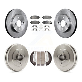 Kit de tampons et de tambour en céramique, Rotor de frein à disque avant et arrière, pour Nissan Versa Note Micra 