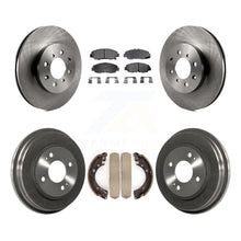 Load image into Gallery viewer, Front Rear Disc Brake Rotors Ceramic Pads And Drum Kit For Honda Civic