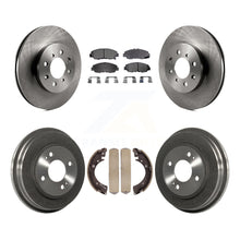 Load image into Gallery viewer, Front Rear Disc Brake Rotors Ceramic Pads And Drum Kit For Honda Civic