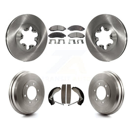 Kit de plaquettes et de tambours en céramique, Rotors de frein avant et arrière, pour Chevrolet Colorado GMC Canyon 