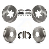 Kit de plaquettes et de tambours en céramique, Rotors de frein avant et arrière, pour Chevrolet Colorado GMC Canyon 