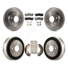 Charger l'image dans la galerie, Kit de plaquettes et de tambour en céramique, Rotor de frein avant et arrière, pour Chevrolet Silverado 1500 GMC 