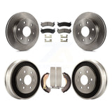 Kit de plaquettes et de tambour en céramique, Rotor de frein avant et arrière, pour Chevrolet Silverado 1500 GMC 