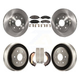 Kit de plaquettes et de tambour en céramique, Rotor de frein avant et arrière, pour Chevrolet Silverado 1500 GMC 