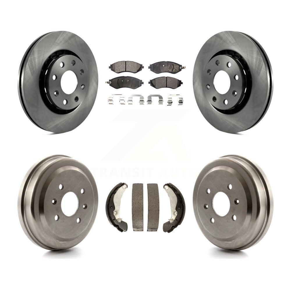 Kit de plaquettes et de tambour en céramique, Rotors de frein avant et arrière, pour Chevrolet Aveo Spark Aveo5 G3 