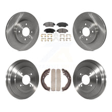 Charger l'image dans la galerie, Rotors de frein à disque avant et arrière, plaquettes en céramique et Kit de batterie pour Honda Fit 2015 – 2020 
