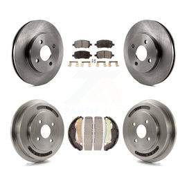 Kit de tambour de frein à disque avant et arrière, Rotor en céramique, pour Chevrolet Cobalt Pontiac G5 