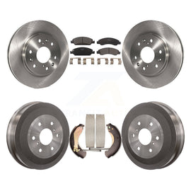 Front Rear Brake Rotor Ceramic Pad And Drum Kit For Chevrolet Silverado 1500 GMC