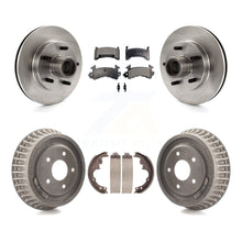 Charger l'image dans la galerie, Front Rear Brake Rotors Ceramic Pad Drum Kit For Chevrolet S10 GMC Sonoma Blazer