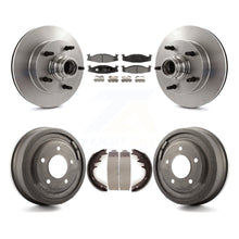 Charger l'image dans la galerie, Front Rear Disc Brake Rotors Ceramic Pad Drum Kit For Ford F-150 E-150 Econoline