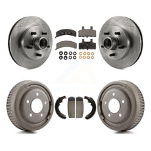 Load image into Gallery viewer, Front Rear Brake Rotor Hub Ceramic Pad Drum Kit For Chevrolet C1500 Suburban GMC