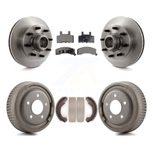 Charger l'image dans la galerie, Front Rear Brake Rotor Ceramic Pad Drum Kit For GMC Yukon RWD with DIESEL engine