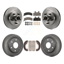 Load image into Gallery viewer, Front Rear Disc Brake Rotors Hub Assembly Ceramic Pad Drum Kit For GMC Yukon RWD
