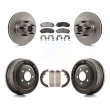 Charger l'image dans la galerie, [Front+Rear] 2006-2009 Ford Ranger RWD Premium OE Brake Rotor Drum Kit &amp; Ceramic Pads For Max Braking