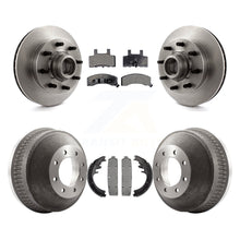 Charger l&#39;image dans la galerie, Front Rear Brake Rotor Ceramic Pad &amp; Drum Kit For Chevrolet C2500 C1500 Suburban