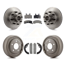 Load image into Gallery viewer, Front Rear Disc Brake Rotors Ceramic Pad &amp; Drum Kit For Chevrolet C1500 Suburban