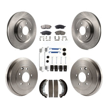 Load image into Gallery viewer, Front Rear Brake Rotor Ceramic Pad Drum Kit (7Pc) For Nissan Sentra Turbocharged