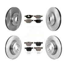 Load image into Gallery viewer, Front Rear Brake Rotor &amp; Ceramic Pad Kit (6Pc) For BMW 750Li xDrive 750i 550i GT