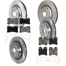 Load image into Gallery viewer, Front Rear Disc Brake Rotors And Ceramic Pads Kit (6Pc) For Lexus LS460 LS600h