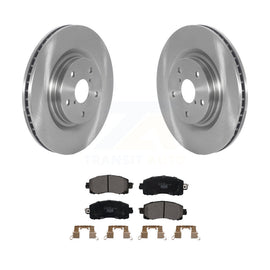 Front Brake Rotors Ceramic Pad Kit For Subaru Forester With 316mm Diameter Rotor