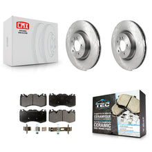 Load image into Gallery viewer, Front Disc Brake Rotors And Ceramic Pads Kit For Land Rover Range Sport