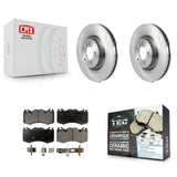 Front Disc Brake Rotors And Ceramic Pads Kit For Land Rover Range Sport