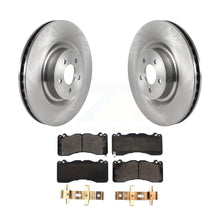 Load image into Gallery viewer, Front Disc Brake Rotors And Ceramic Pads Kit For Ford Mustang