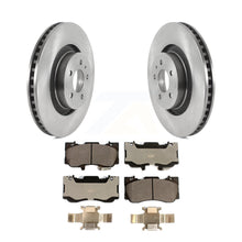 Load image into Gallery viewer, Front Disc Brake Rotors And Ceramic Pads Kit For Ford Mustang