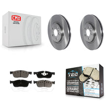 Charger l'image dans la galerie, Front Disc Brake Rotors Ceramic Pad Kit For Jaguar F-Pace Land Rover Range Velar