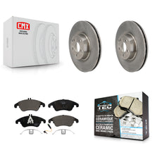 Charger l'image dans la galerie, Front Disc Brake Rotors And Ceramic Pads Kit For Mercedes-Benz C250 E400 E550