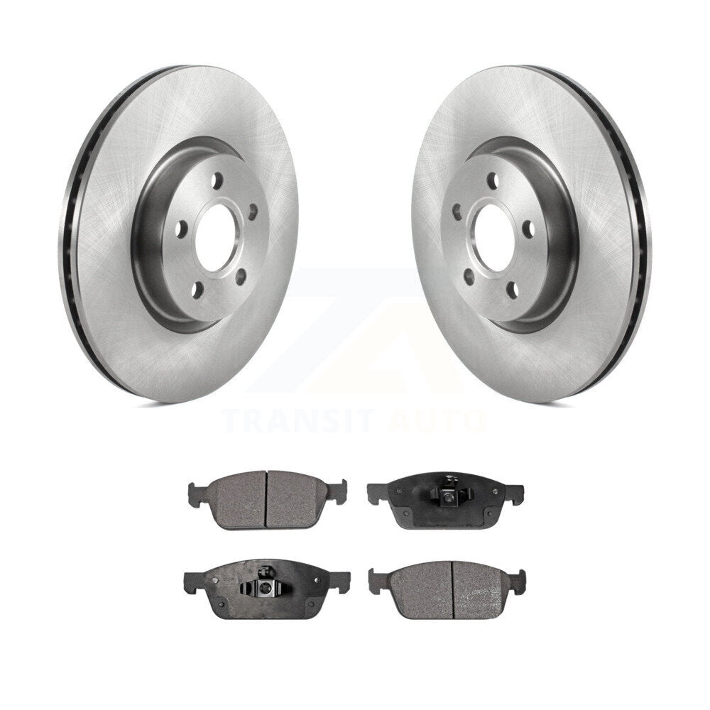 Front Disc Brake Rotors And Ceramic Pads Kit For Ford Transit Connect