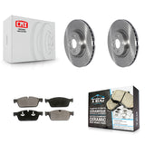 [Front] 2017 Mercedes-Benz GLS350d Premium OE Brake Rotors & Ceramic Pads Kit For Max Braking