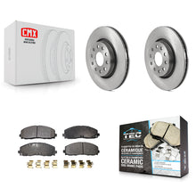 Charger l'image dans la galerie, Front Disc Brake Rotors And Ceramic Pads Kit For Jeep Wrangler Gladiator