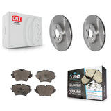 Front Disc Brake Rotors And Ceramic Pads Kit For Mini Cooper Countryman Clubman