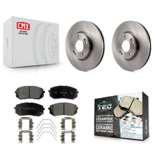 Charger l'image dans la galerie, [Front] 2017-2019 Kia Soul EV Premium OE Brake Rotors &amp; Ceramic Pads Kit For Max Braking