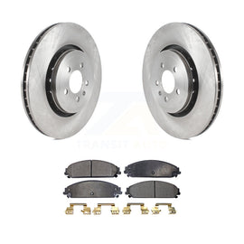 Front Brake Rotors & Ceramic Pad Kit For Dodge Charger With 355mm Diameter Rotor